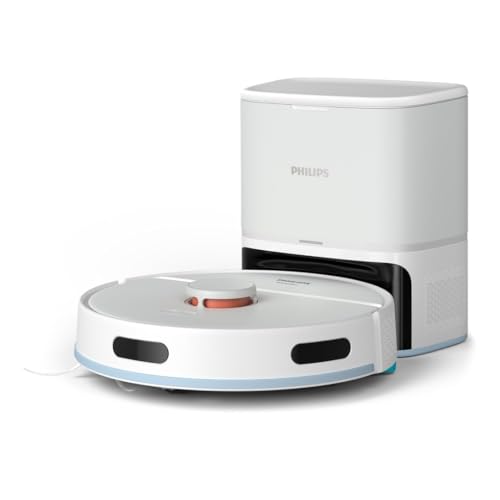 DESCUENTAZO 58% DESCUENTO Philips Robot Aspirador Serie 2000 2700 Pa de Succión, Navegación Láser, App Homerun, Estación de Autovacío, 130 Minutos de Tiempo de Funcionamiento, Modo Alfombras (XU2100/20)