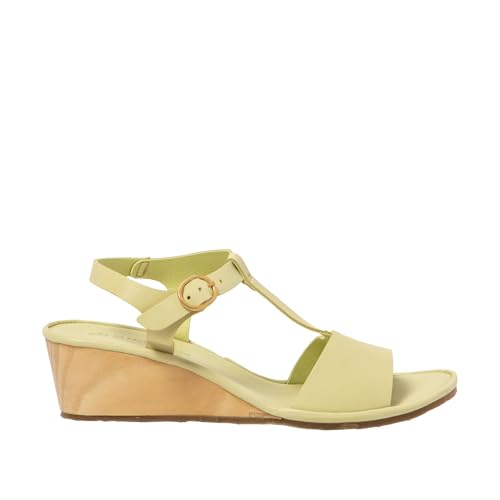 El Naturalista N853 Gaia, Sandalias con cuña Mujer, Lime, 36 EU Ancho