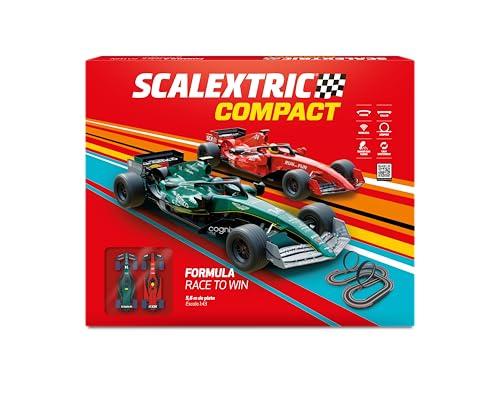 40% DESCUENTO SCALEXTRIC   Circuito Compact   Pista de Carreras Completa   2 Coches y 2 mandos 1:43 (Formula Race to Win)