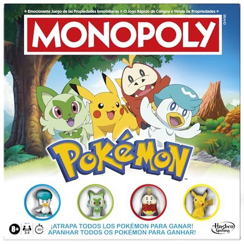 BUENA OFERTA 35% DESCUENTO Juego de Mesa Monopoly Edición Pokémon   Versión en español Portugues