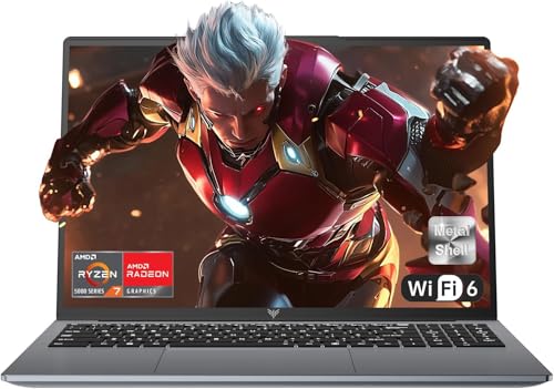 32% DESCUENTO ACEMAGIC 2025 Ordenador Portátil Ryzen 7 5825U (hasta 4.5Ghz) Carcasa metálica 16 GB RAM DDR4 512 GB NVME PCIE3.0 hasta 4 GB Portatil 16 Pulgadas Tastiera Retroilluminata,3*USB3.2,WiFi 6,BT5.2