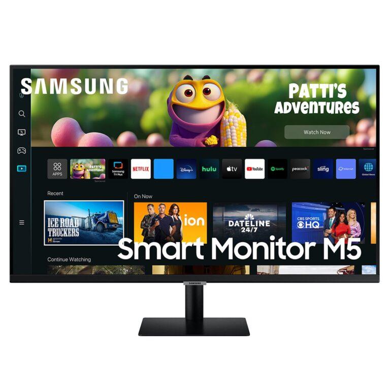 Monitor PC 68,5 cm (27″) Samsung Smart Monitor M5, 60 Hz, con Smart TV Apps (Reacondicionado Grado C) · Samsung · El Corte Inglés