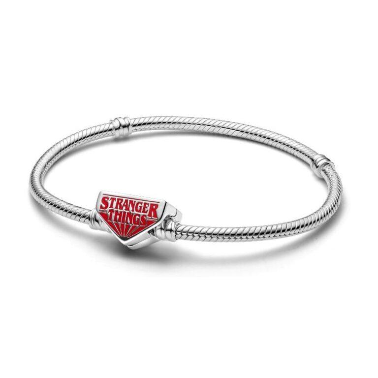 PANDORA Pulsera para mujer de plata 925 Stranger Things 593572C01，Viene con embalaje de caja de regalo original. | Miravia