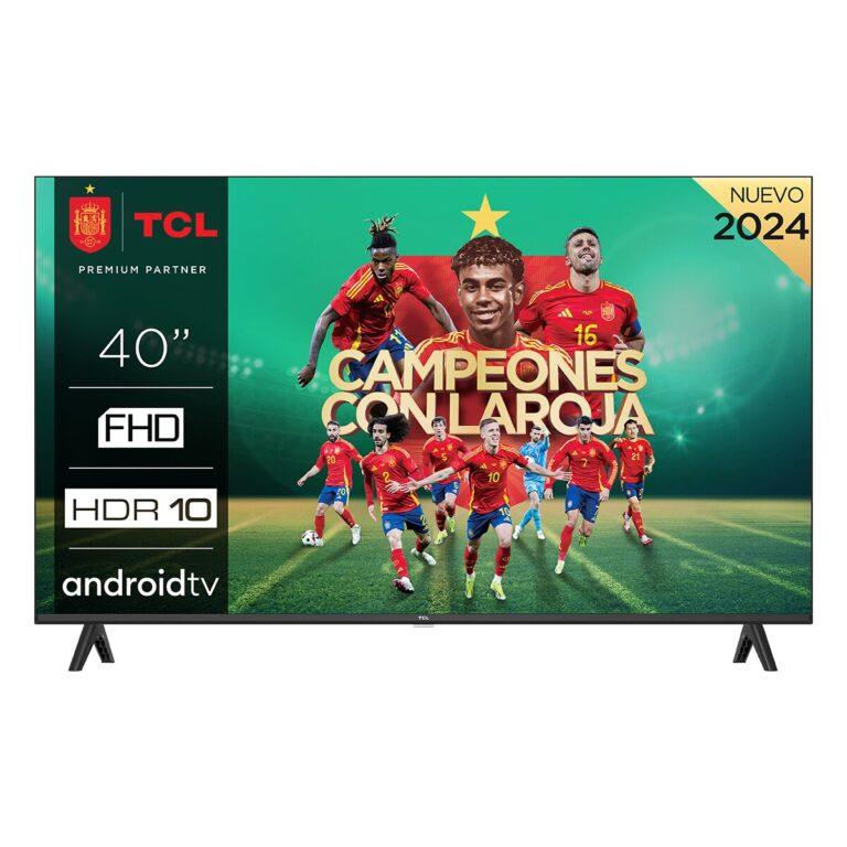 TV LED 101 cm (40″) TCL 40S54, Full HD Android TV, compatible Google Assistant, Chromecast y Google Home, Diseño sin marco (Reacondicionado Grado C) · TCL · El Corte Inglés