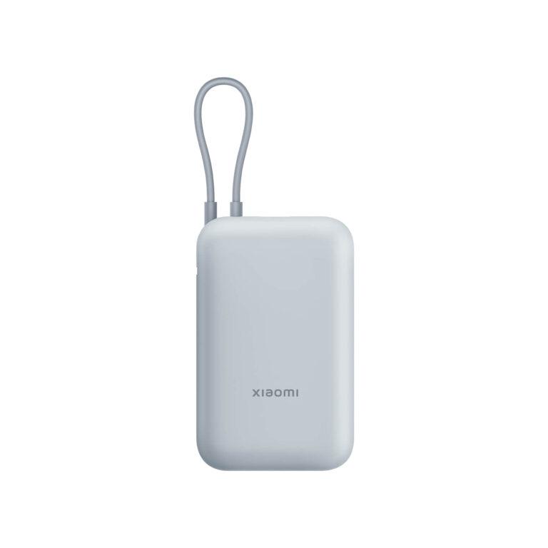 Xiaomi Power Bank 10000mAh (Integrated Cable), Cable de corriente integrado, Compatible con numerosos dispositivos, Carga tres dispositivos simultáneamente | Miravia