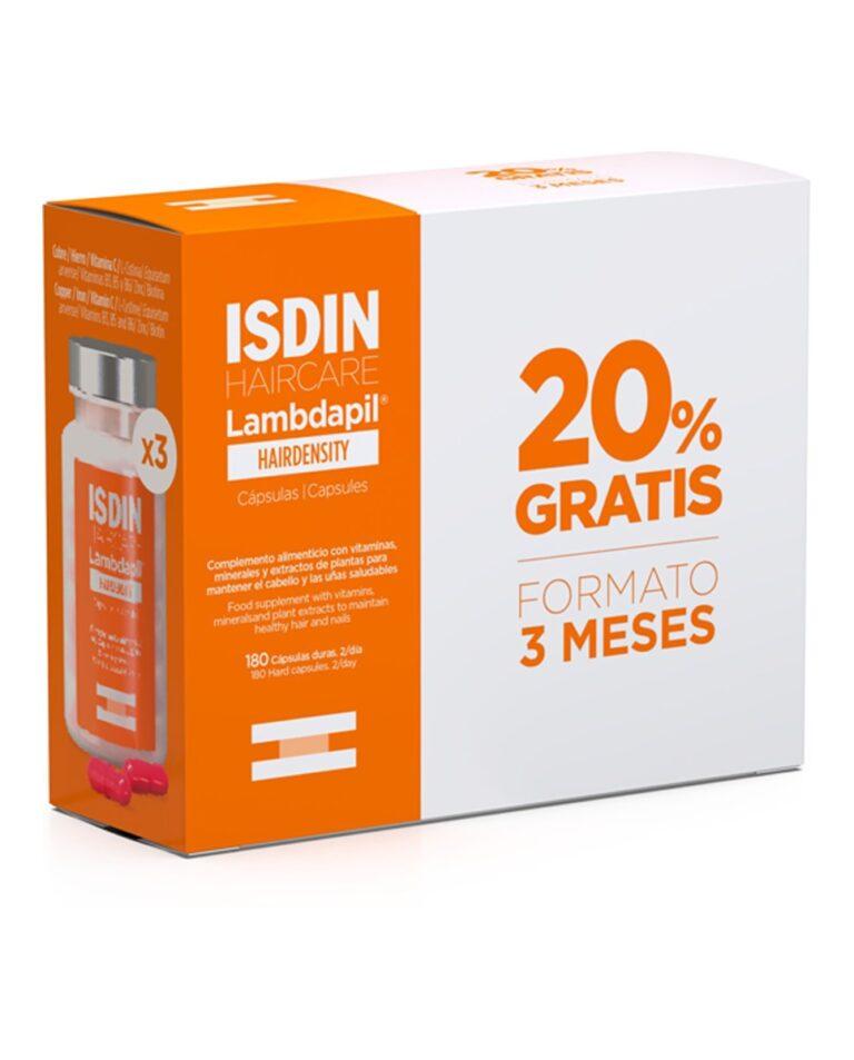 180 Cápsulas Complemento Alimenticio Lambdapil® Hairdensity Isdin · Isdin · El Corte Inglés