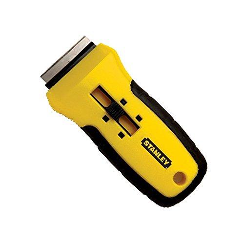57% DESCUENTO STANLEY Rascavidrios Bimaterial Ergonómico con Cuchilla Retráctil, Incluye 5 Hojas de Recambio, Puño Bimaterial, Cambio Fácil, Ancho Hoja 40mm   0 28 217