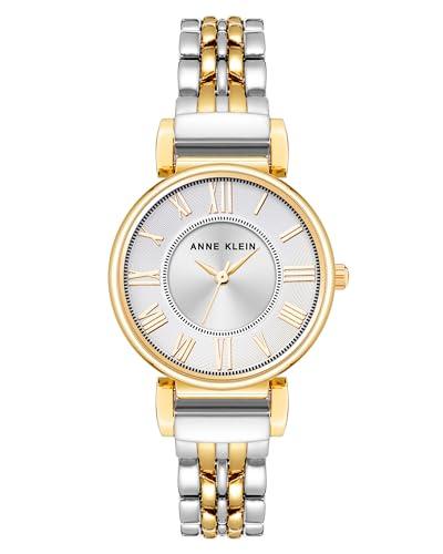 81% DESCUENTO ANNE KLEIN Reloj de Pulsera, Mujer, Oro Plateado