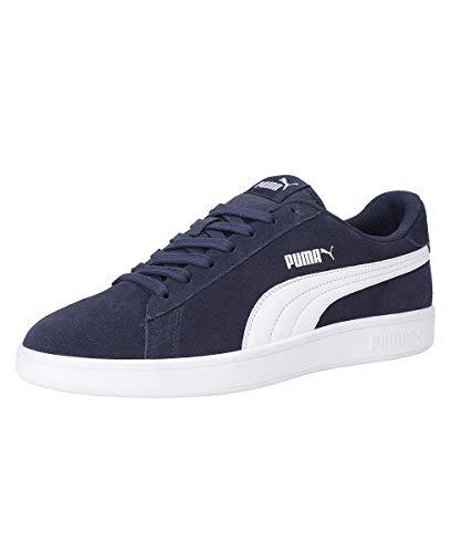 PUMA Smash V2, Zapatillas de Deporte Unisex adulto, Peacoat Puma White, 43 EU