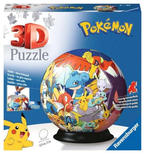 BUENA OFERTA 37% DESCUENTO Ravensburger Puzzle 3D Niños Pokemon | Puzzle Pokemon para Niños De 6 Años O Más | Maquetas para Montar con 73 Piezas | Puzzles 3D Niño | Regalo Navidad