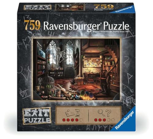 DESCUENTAZO 61% DESCUENTO Ravensburger Puzle 19954   Castillo de dragón Exit 5: en el Laboratorio de Dragones