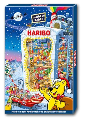 Haribo   Calendario de Adviento para regalo con dulces de Navidad, 2021