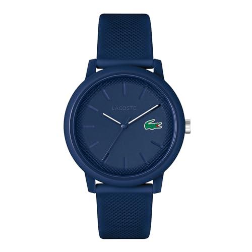 45% DESCUENTO Lacoste Reloj Analógico de Cuarzo para Hombre o Mujer, con una elegante correa de silicona con textura petit piqué