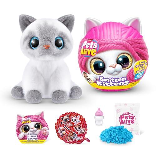 DESCUENTAZO 45% DESCUENTO Pets Alive Smitten Kittens Surprise (Birman Cat Bonnie) por ZURU Nurture Play   Juguete Suave para desembalar, adopta 10 Sonidos interactivos