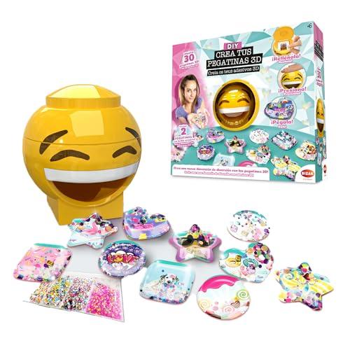 DESCUENTAZO 61% DESCUENTO Bizak Sticker MakerCrea tus pegatinas 3D, divertida máquina para crear pegatinas, stickers, con fondos y gemas para pegar donde quieran, regalo para niñas y niños de más de 6 años, (63332665)