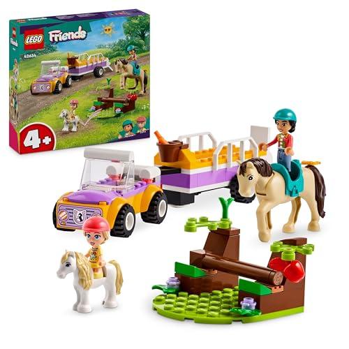 50% DESCUENTO LEGO Friends Remolque para Caballo y Poni de Juguete   Mini Muñecos de Liann y Zoya, Figuras de Animales, Maqueta de Coche y Accesorios   Regalo para Niñas y Niños de 4+ Años 42634