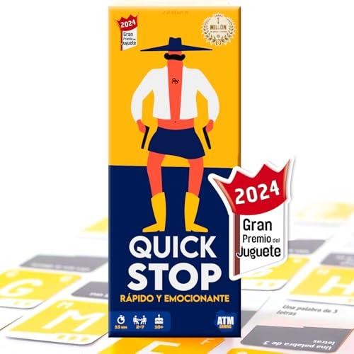 QuickStop   Juegos de Mesa para Familia y Amigos   Dinámico y Divertido   De 2 a 7 Jugadores   Gran Premio del Juguete 2024   Español