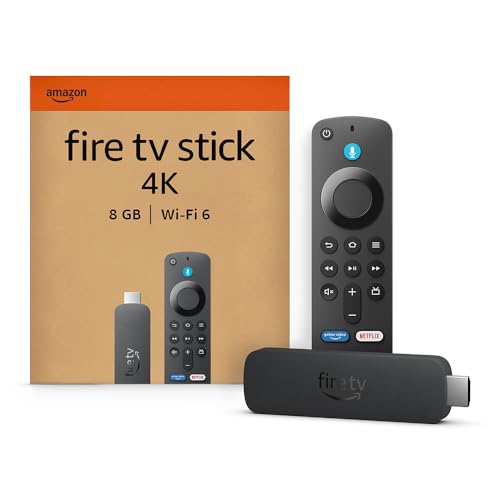 DESCUENTAZO 51% DESCUENTO Amazon Fire TV Stick 4K, Dispositivo de streaming compatible con Wi Fi 6, Dolby Vision, Dolby Atmos y HDR10+
