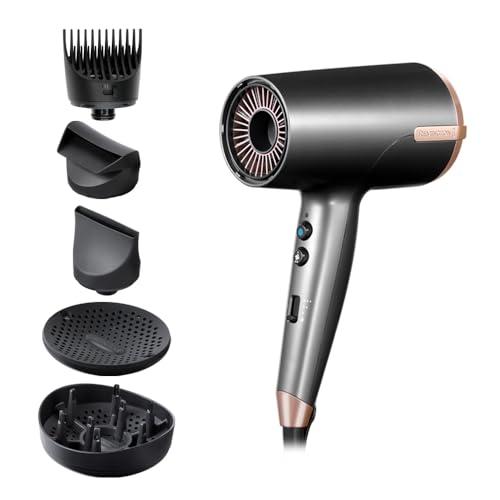 58% DESCUENTO Remington Secador de Pelo Professional ONE, sensor Thermacare para proteger cabello, iónico, 8 ajustes, 4 accesorios, reductor encrespamiento, neceser para guardar, D6078