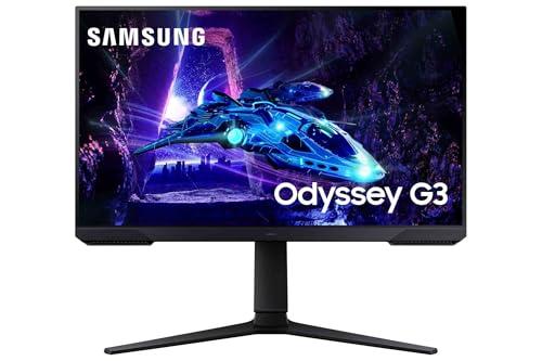 Samsung LS24DG300EUXEN   Monitor Gaming Odyssey G3 de 24″ Full HD (1920 x 1080, 16:9, 180Hz, 1ms, Panel IPS, AMD FreeSync, Modo Eye Saver, Flicker Free), Negro, Versión 2024