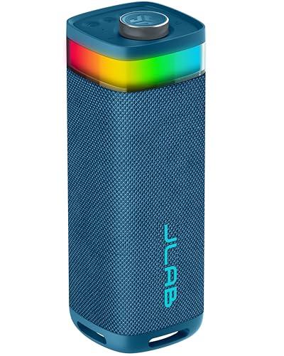 BUENA OFERTA 28% DESCUENTO JLab JBuds Party Altavoz Bluetooth Portátil con 12+ Horas de reproducción   Altavoz Inalámbrico 30W para Exteriores y Viajes con Luces RGB y Audio Potente, Resistente al Agua IP56, Azul Marino