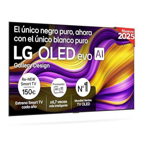DESCUENTAZO 58% DESCUENTO LG OLED77G54LW   TV 77″, OLED EVO 4K, Smart TV AI B5, WebOS 25, Super Upscaling, Dolby Vision y Dolby Atmos, AMD FreeSync, Alexa/Google Assistant, Negro