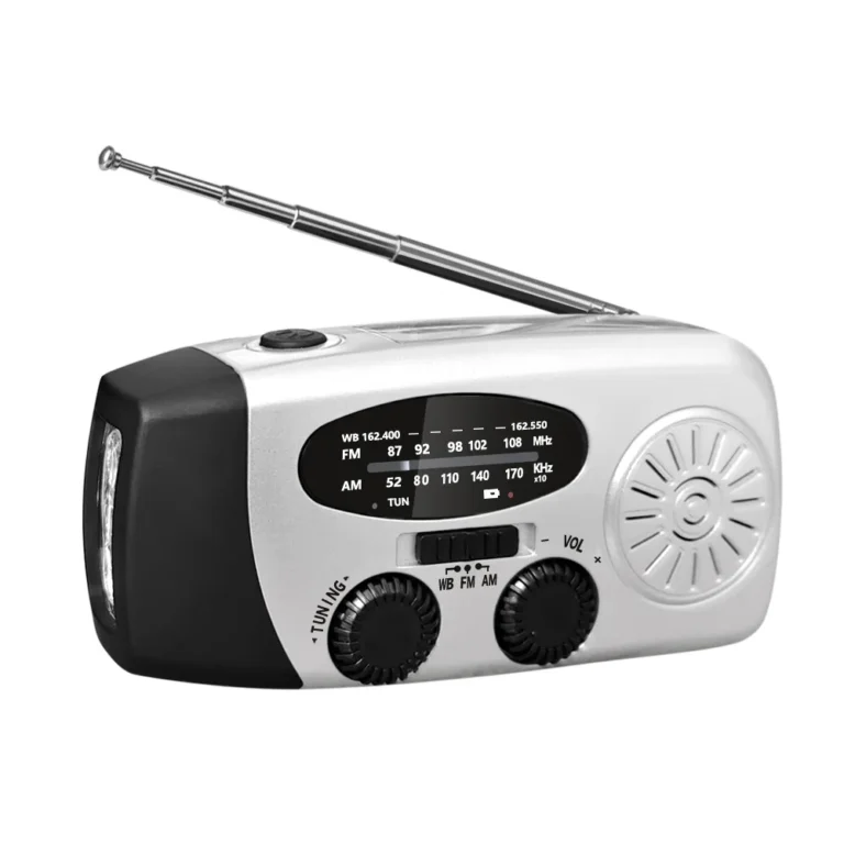 Radio De Emergencia Multifuncional Portátil Con Generación De Energía Manual Solar FM AM WB NOAA Power Bank Para Desastres | Miravia