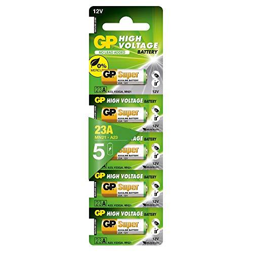 61% DESCUENTO GP Batteries 23A Pila alcalino de 12 V, (paquete de 5 unidades)