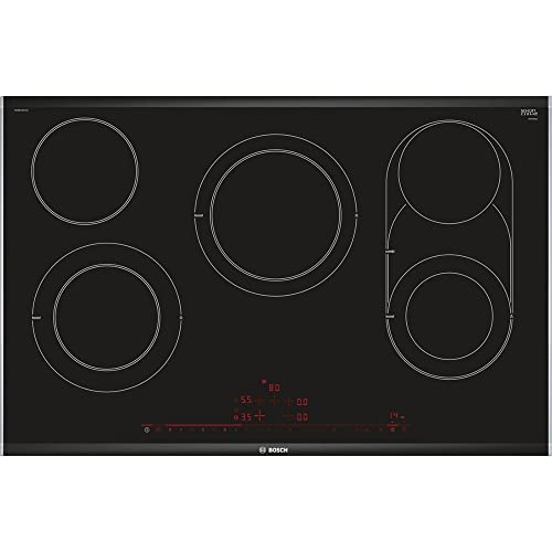 OFERTÓN SUPREMO 78% DESCUENTO Bosch   Placa Vitrocerámica, Serie 8, 5 Zonas, 80 cm, Negro, PKM875DP1D