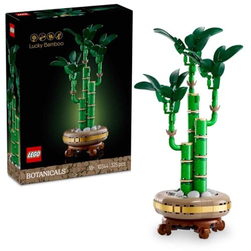 34% DESCUENTO LEGO Botanical Bambú de la Suerte Planta Artificial de Interior, Decoración del Hogar y Oficina, Maqueta para Construir para Adultos, Regalo Romántico para Mujeres, Esposas y Pareja 10344