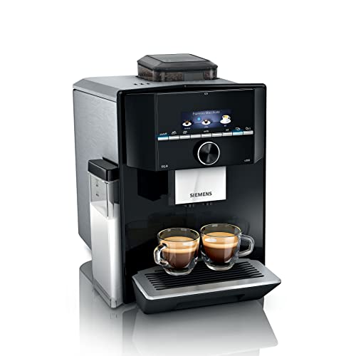 OFERTÓN SUPREMO 72% DESCUENTO Siemens EQ9 Plus s300 TI923309RW   Cafetera automática con pantalla TFT   Bandeja de grano y depósito de café molido   11 recetas de café   iAroma System   Color: Negro