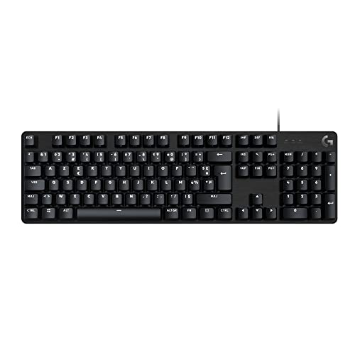 OFERTÓN SUPREMO 65% DESCUENTO Logitech G 413 SE Teclado mecánico de Juego Completo Teclado retroiluminado con interruptores mecánicos táctiles, antighosting, para Windows y MacOS, diseño AZERTY Belga, Color Negro
