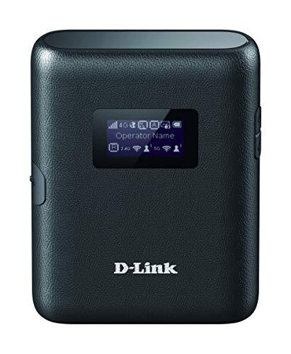 62% DESCUENTO D Link DWR 933 Router MiFi 4G+ LTE Cat6, 300 Mbps, batería, MiFi, HotSpot, WiFi, AC 1200 Mbps, WPS, Color Negro