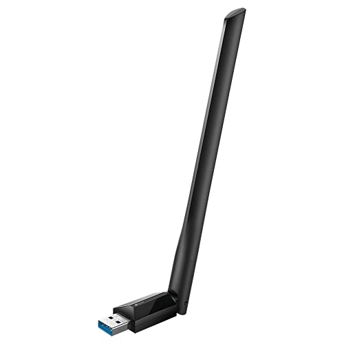 48% DESCUENTO TP Link Archer T3U Plus AC1300, Adaptador Wi Fi Dual Band 5GHz/2.4GHz, USB 3.0, Antena Wi Fi Externa Ajustable, Señal Potente, Turbo 256QAM, Compatible Windows/MacOS, Color Negro