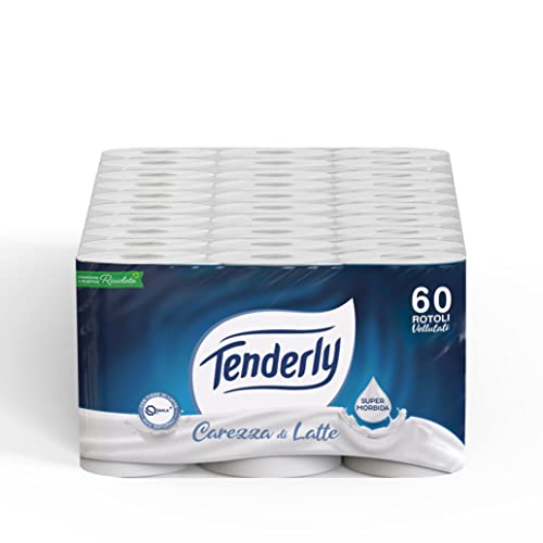 Papel higiénico Tenderly Carezza de Leche 60 rollos