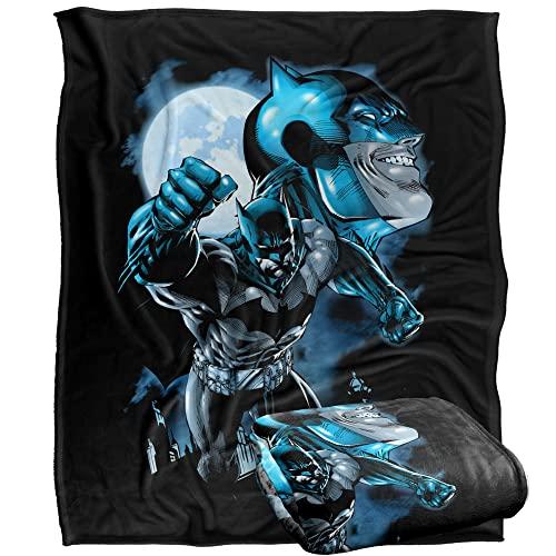 Batman Moonlight Bat Officially Licensed Silky Touch Super Soft Throw Blanket 152 x 127 cm