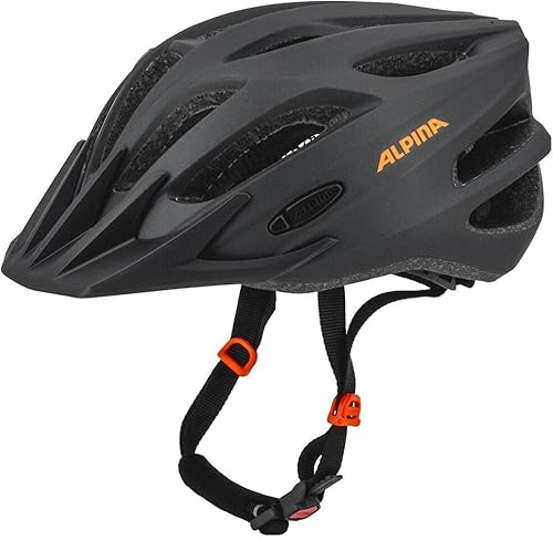 Alpina Tour 2.0 Casco, Adultos Unisex, Charcoal Orange Matt (Multicolor), 53 58