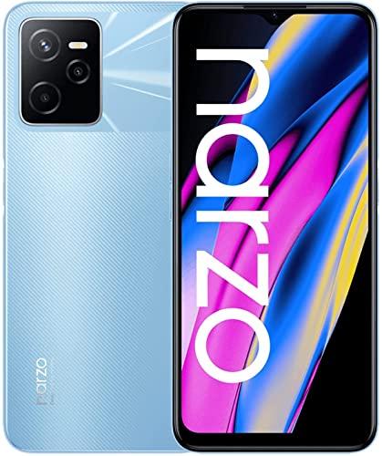OFERTÓN SUPREMO 65% DESCUENTO realme Narzo 50A Prime   4+64GB smartphone, Pantalla completa FHD+ de 16,7 cm (6,6»), Triple cámara de IA de 50 MP, Batería de 5000 mAh, Procesador Unisoc T612, Flash Blue, no incluye un adaptador