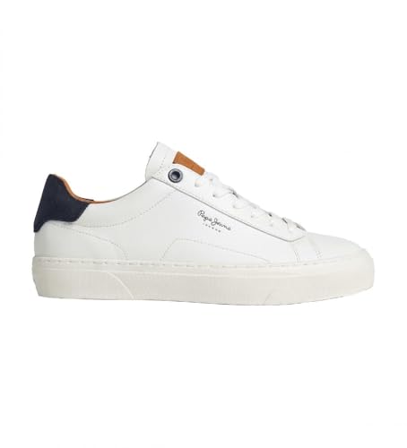 68% DESCUENTO Pepe Jeans Zapatillas de Piel Yogi Original Blanco