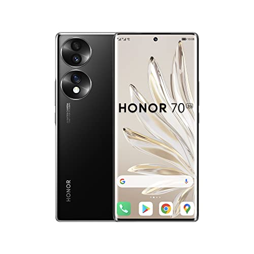 HONOR 70 Smartphone 5G, OLED 6,67″, 8GB, 256GB, Android 12 GMS, Wi Fi, Midnight Black