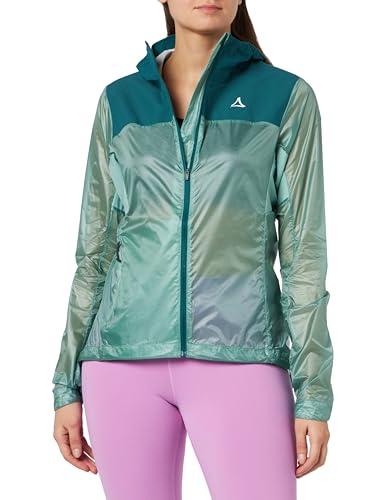 Schöffel Hybrid Jkt Flow Trail L Chaqueta, Menta Matcha, 34 para Mujer