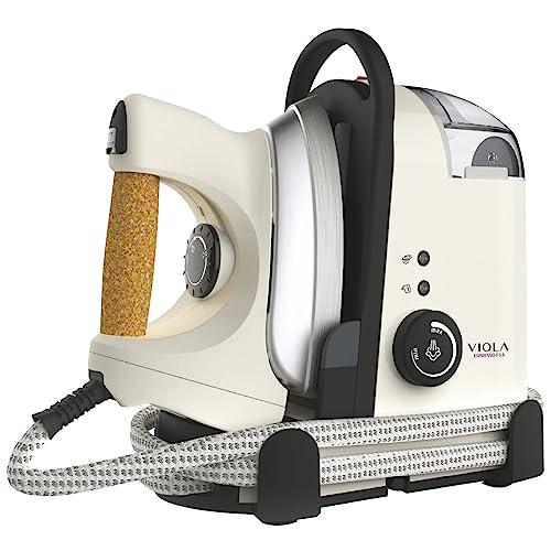 VIOLA Espresso Centro de Planchado a Vapor con Caldera, 3,5 Bar de Presión Presurizado, Tapón de Seguridad, Diseño Italiano