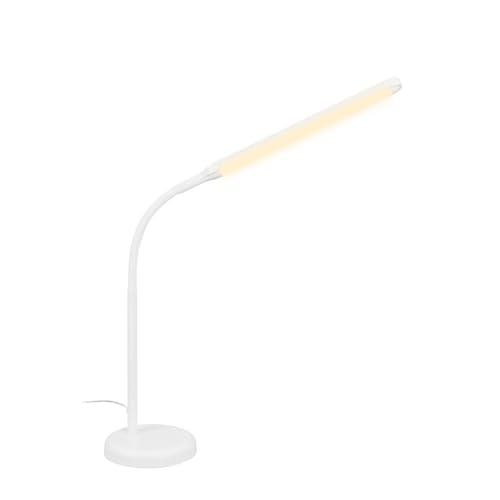 BRILONER – Lámpara LED de noche táctil regulable, lámpara LED de noche, lámpara LED de noche, lámpara LED para oficina en casa, 4 luces regulables, color blanco