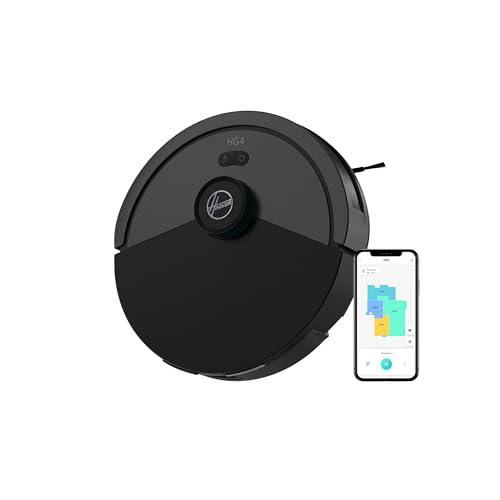 DESCUENTAZO 61% DESCUENTO Hoover Robot Aspirador, Succión 4000 Pa, Navegación Láser, Wi Fi, Base de Carga con Retorno Automático, Sensor de Obstáculos, Mapeo del Hogar [HG4]