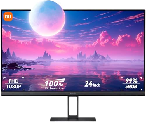 35% DESCUENTO XIAOMI Monitor A24i   Monitor de 23,8″ FHD (1920×1080, 100Hz, 6ms, 7.5 mm, HDMI 1.4 x1, Protección Luz Azul), Negro (Versión ES)