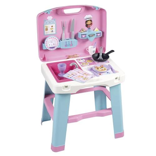 DESCUENTAZO 58% DESCUENTO Smoby  La Casa de Muñecas de Gabby  Cocina portátil con maletin de Transporte y Accesorios A patir 3 años (7600311908)