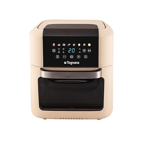 DESCUENTAZO 64% DESCUENTO Tognana Iridea Fryer and Air Oven 11 L, Plastic Stainless Steel, Champagne