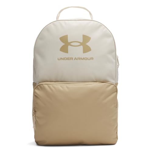 Under Armour Unisex Essential Backpack, mochila deportiva resistente al agua con asa, bolsa de gimnasio cómoda para entrenamiento y actividades al aire libreStone/Field Khaki/Field Khaki,OSFM