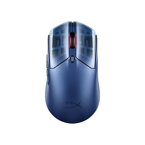 OFERTÓN SUPREMO 67% DESCUENTO HyperX Pulsefire Haste 2 S   Ratón Gaming inalámbrico, Carcasa de magnesio, Ultra Ligero 64g, batería 120h, Glass Skates, Sensor 26K, Color Azul