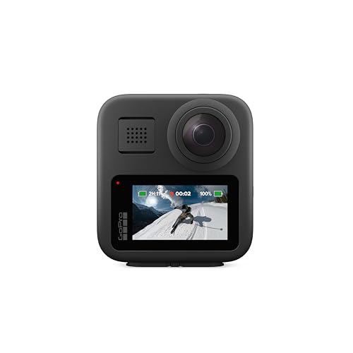 DESCUENTAZO 59% DESCUENTO GoPro MAX: Cámara de acción Tradicional Resistente al Agua 360 + con Pantalla táctil Vídeo HD esférico 5.6K30 16.6MP Fotos 360 Estabilización de transmisión en Vivo de 1080p
